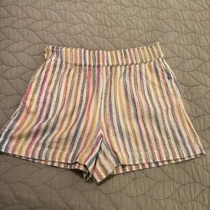 Loft Rainbow Thread Shorts